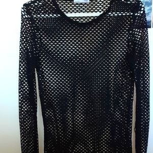 Zara fish net top